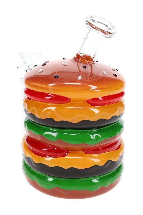Hamburger Glass Bong “Burger Stack” – 6″