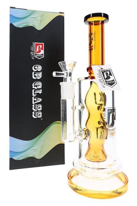 6B Glass Straight Shooter Character Perc Bong – 10½″ – Assorted Colors