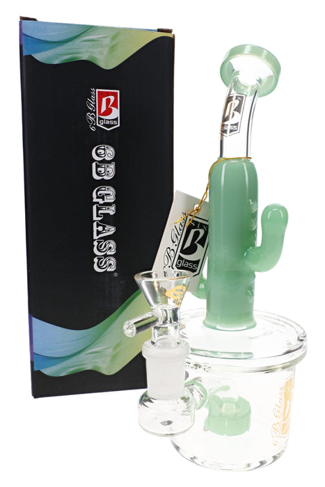 6B Glass Cactus Showerhead Perc Bong – 8″ – Assorted Colors