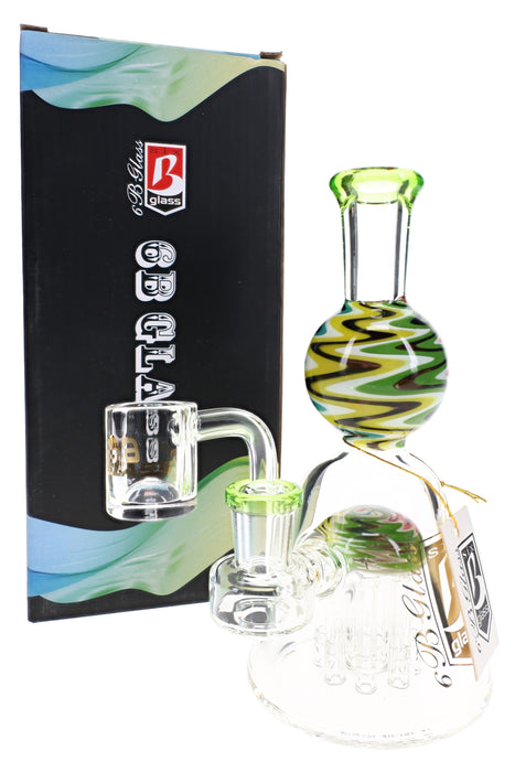 6B Glass Reverse Tree Perc Dab Rig – 8-Arm – 7″ – Assorted Colors