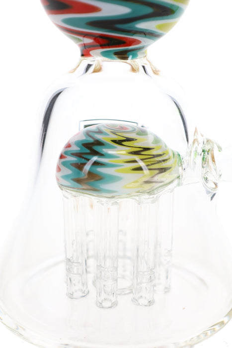6B Glass Reverse Tree Perc Dab Rig – 8-Arm – 7″ – Assorted Colors
