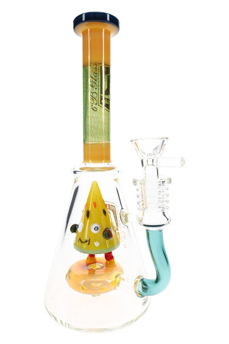 6B Glass Fumed Character Beaker Bong – Showerhead Perc – 8.5″