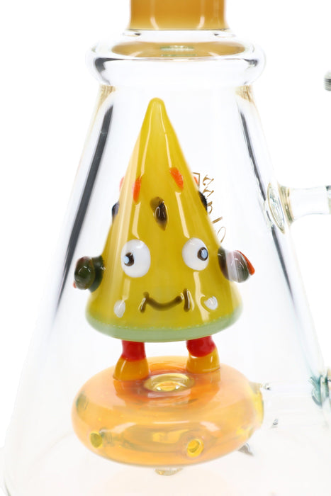 6B Glass Fumed Character Beaker Bong – Showerhead Perc – 8.5″