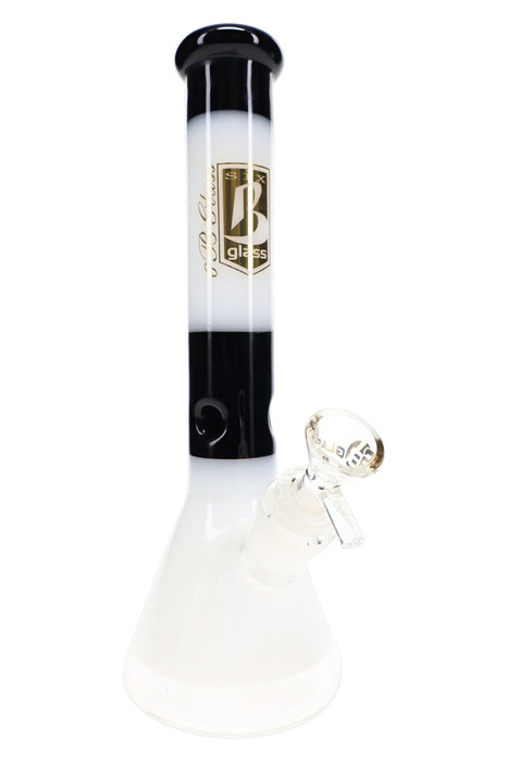 6B Glass Multicolor Beaker Bong – Ice Pinch – 11″