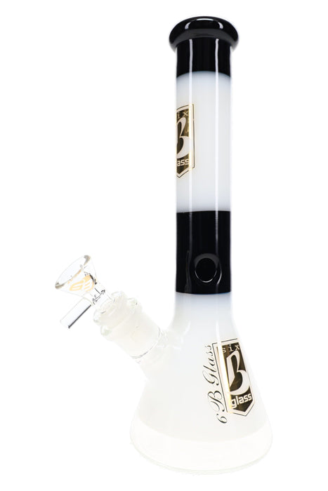 6B Glass Multicolor Beaker Bong – Ice Pinch – 11″