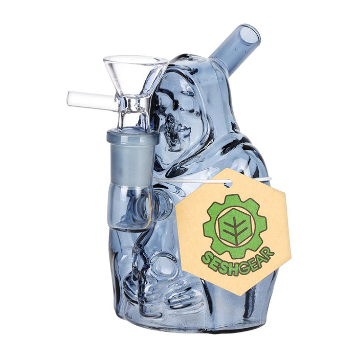 4CT BUNDLE - SeshGear Nocturnal Nightmare Glass Water Pipe - 4.5" / 14mm F / Assorted Colors