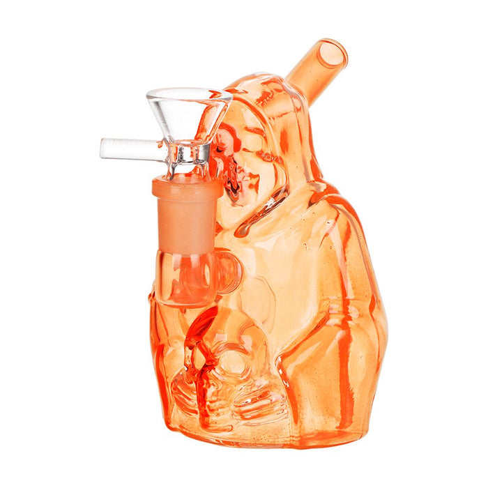 4CT BUNDLE - SeshGear Nocturnal Nightmare Glass Water Pipe - 4.5" / 14mm F / Assorted Colors