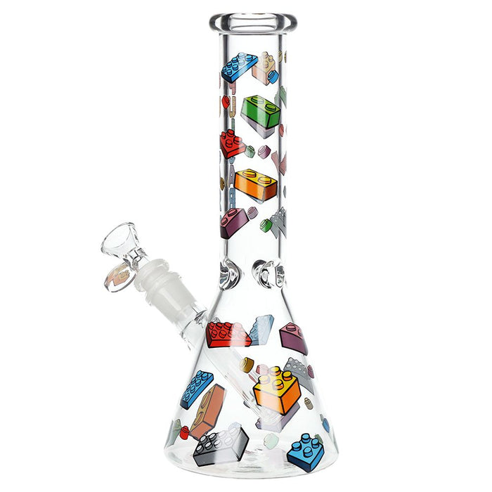 Pulsar Building Blocks Beaker Glass Water Pipe - 10" / 14mm F