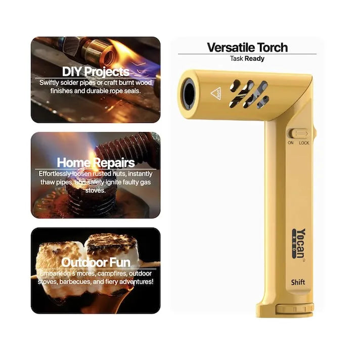 Shifty Butane Torch Lighter – Windproof Flip Nozzle