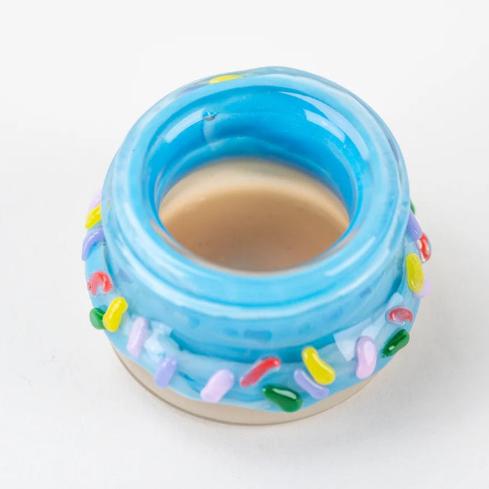 US-Made Empire Glassworks Donut Terp Jar – 1.5" Diameter