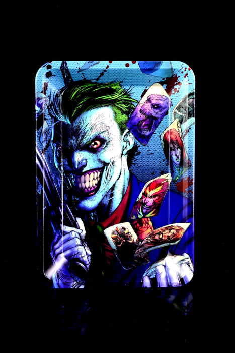 Small Art Metal Rolling Tray – 7″ × 5″ – Select Design