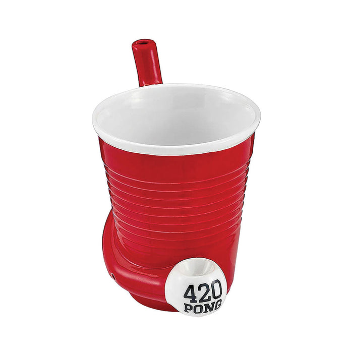 BEER PONG PREMIUM ROAST & TOAST PIPE MUG
