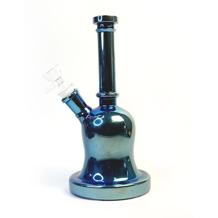 BELL SHAPED METALLIC GLASS BONG