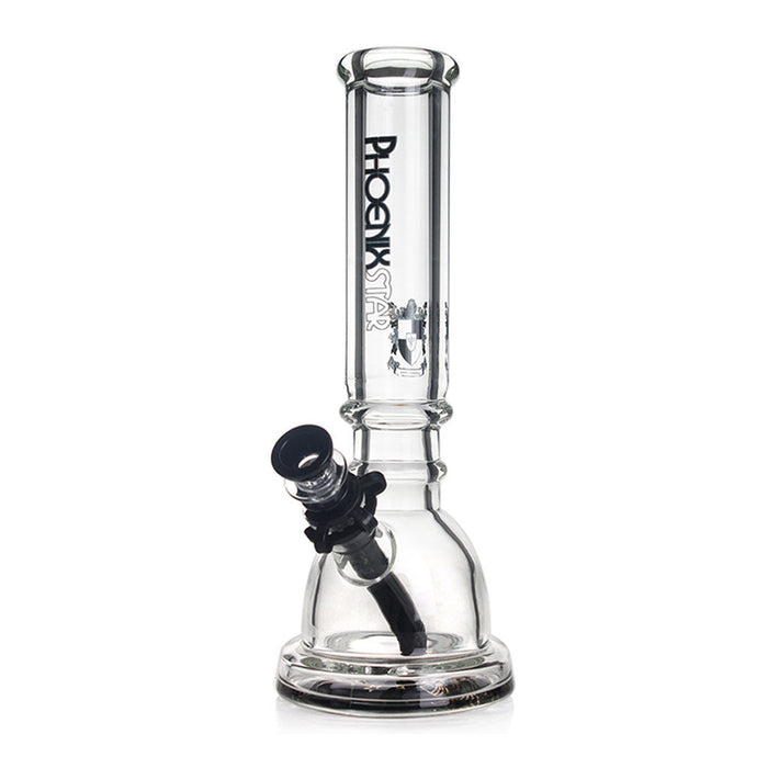 PHOENIX STAR 7MM GLASS 12 INCHES BEAKER BONG WITH WIDE BASE