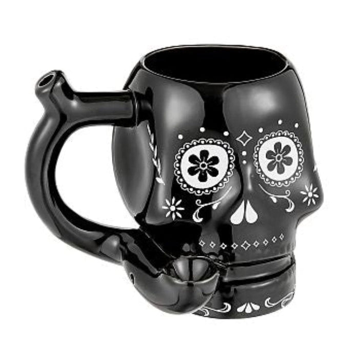 BLACK SKULL PREMIUM ROAST & TOAST PIPE MUG