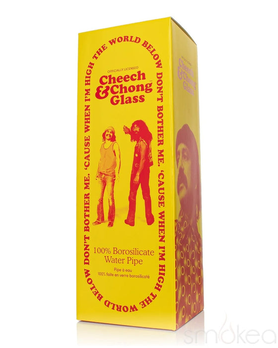 Cheech & Chong 15" Power to the Flower Dual Chamber Hex Beaker Bong