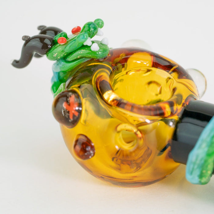 Empire Glassworks Dragon Sphere Small Spoon Pipe