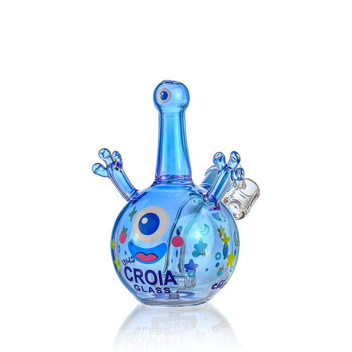 Cyclops Monster Mini Dab Rig with Showerhead Perc | Croia Glass