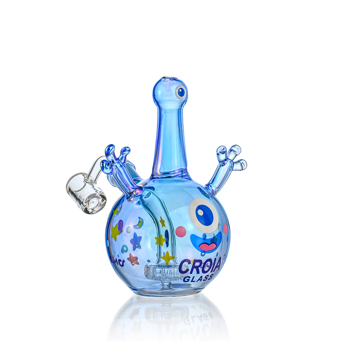 Cyclops Monster Mini Dab Rig with Showerhead Perc | Croia Glass