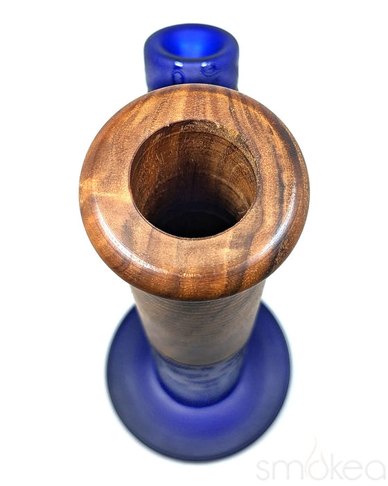 Dogg lbs Wood Grain Frosted Paisley Straight Bong