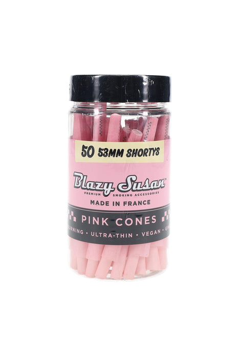 Blazy Susan Shorty Pre-Rolled Cones – 53 mm – 50-Count Jar
