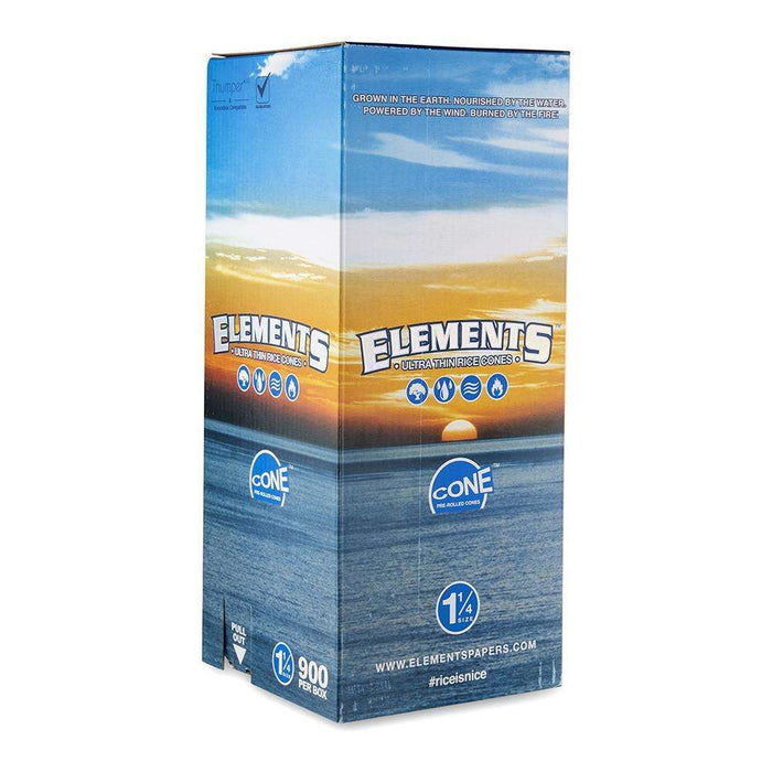 Elements Rice Paper Cones - 1 1/4 - 900pc - White