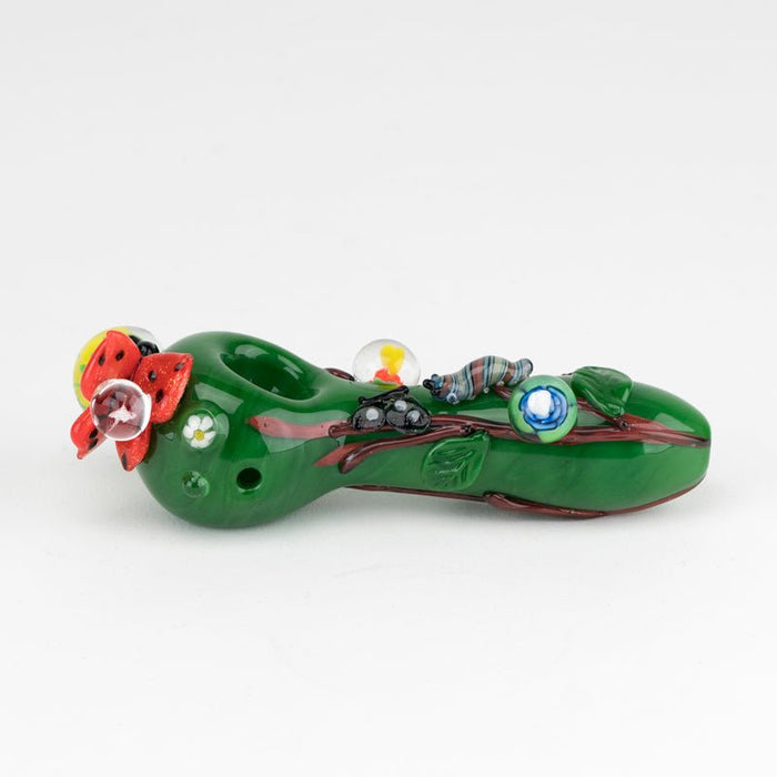 Empire Glassworks Garden Critters Small Spoon Pipe