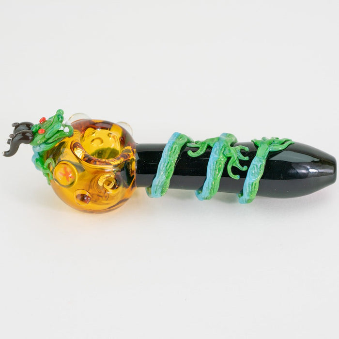 Empire Glassworks Dragon Sphere Small Spoon Pipe