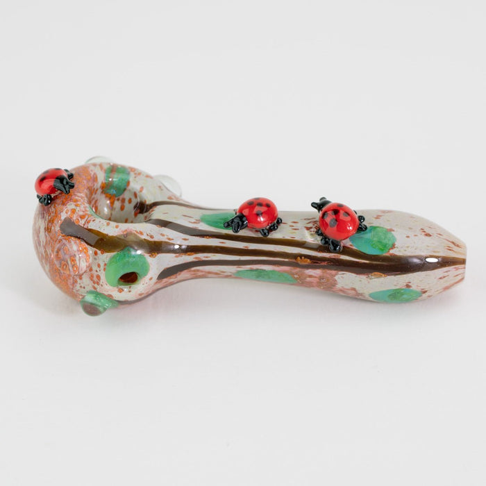 Empire Glassworks Lady Bug Mini Spoon Pipe