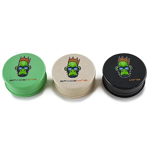 Biodegradable Space King Herb & Spice Grinder 50mm – Lightweight | Choose Color