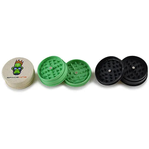 Biodegradable Space King Herb & Spice Grinder 50mm – Lightweight | Choose Color