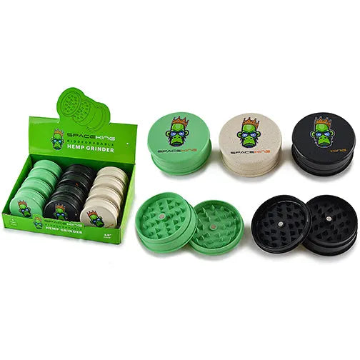 Biodegradable Space King Herb & Spice Grinder 50mm – Lightweight | Choose Color