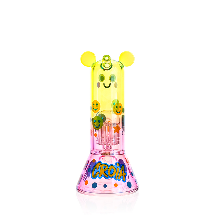 Cute Character Beaker Bong with Jellyfish Design | Croia Glass