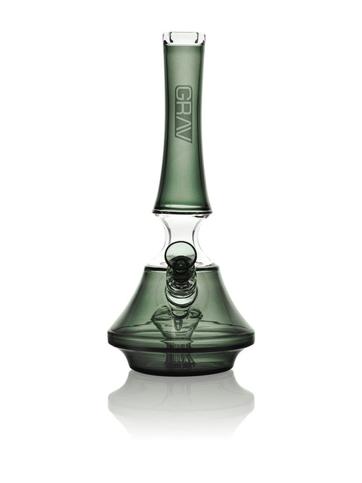 GRAV Smoke Empress 13" Beaker Bong with Diamond Perc - Smoke Grey