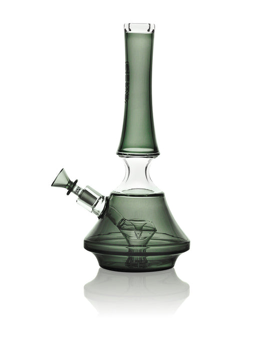 GRAV Smoke Empress 13" Beaker Bong with Diamond Perc - Smoke Grey
