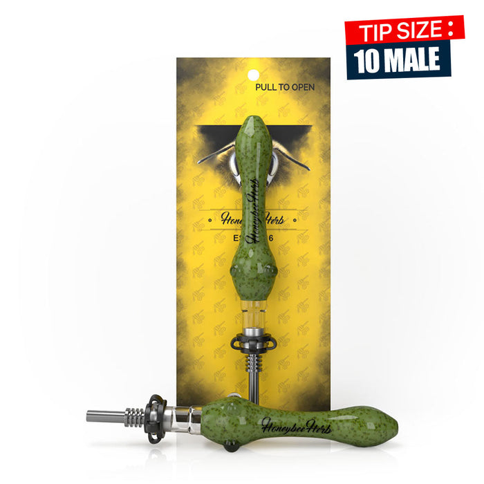 SPECKLED GLASS NECTAR COLLECTOR