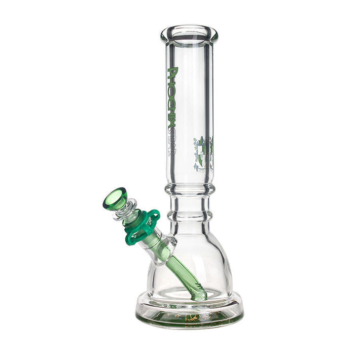 PHOENIX STAR 7MM GLASS 12 INCHES BEAKER BONG WITH WIDE BASE