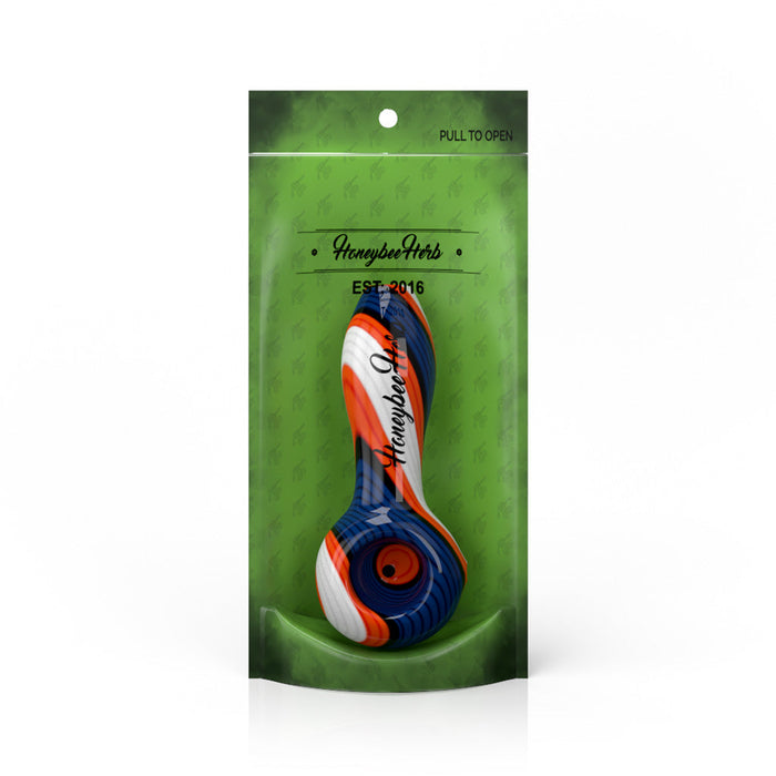 Colorburst Linework Spoon Pipe