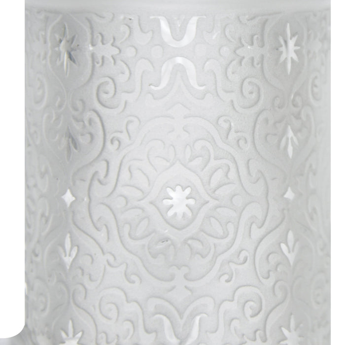 Calibear Sandblasted Klein Recycler Dab Rig with Seed of Life Perc – 8” Glass Rig