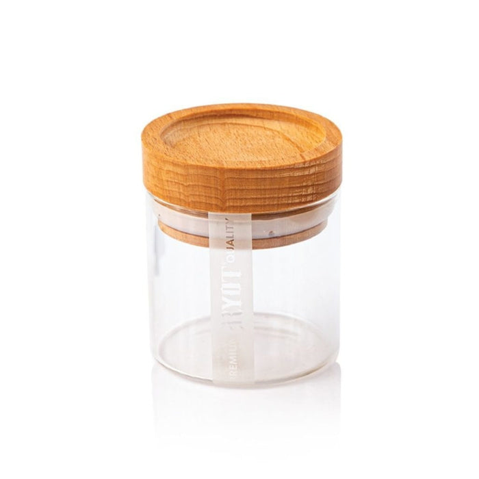 CLEAR GLASS STORAGE JARS