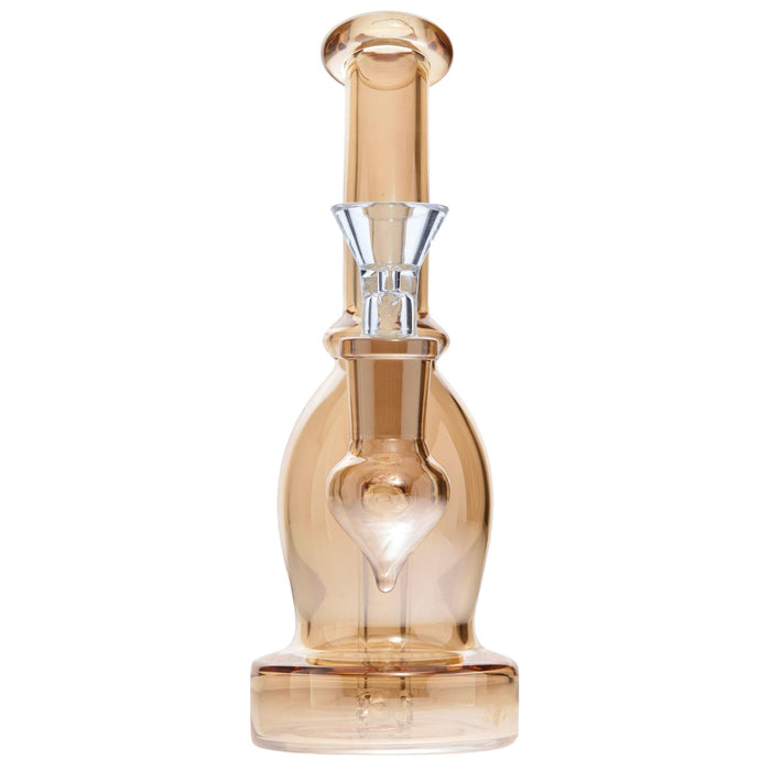 Pucker Drop Water Smoking Bong  Pipe - Champagne 5mm