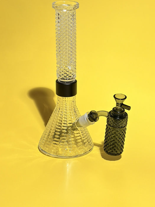 Jane West x Prism Ash Catcher 14mm 45° | Smoke Gray