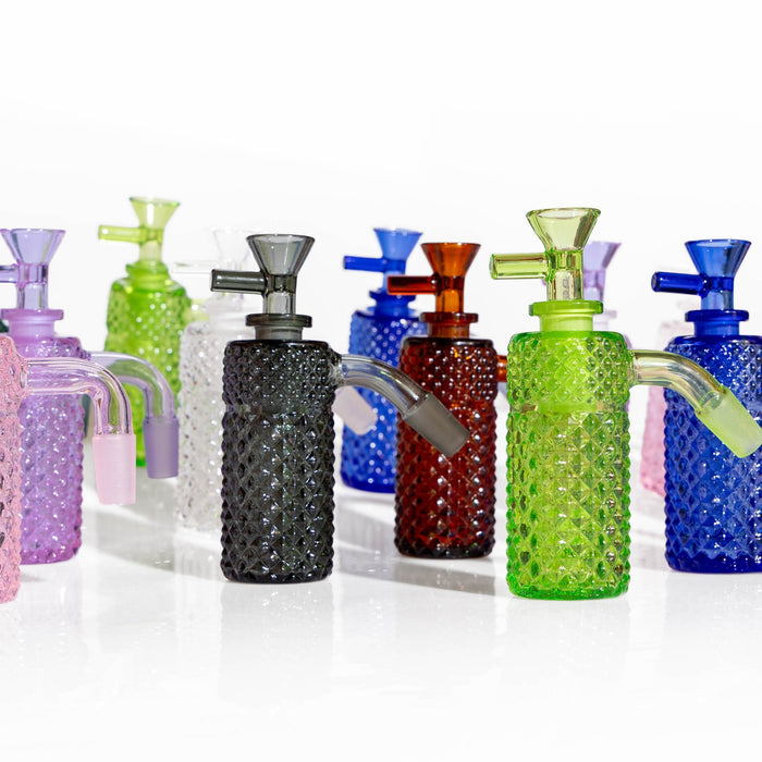 Jane West x Prism Ash Catcher 14mm 90° | Smoke Gray