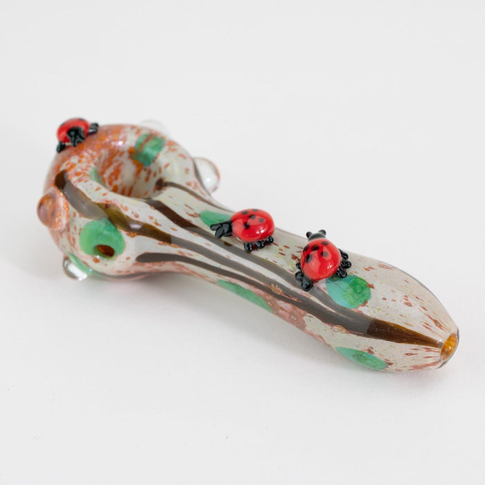 Empire Glassworks Lady Bug Mini Spoon Pipe