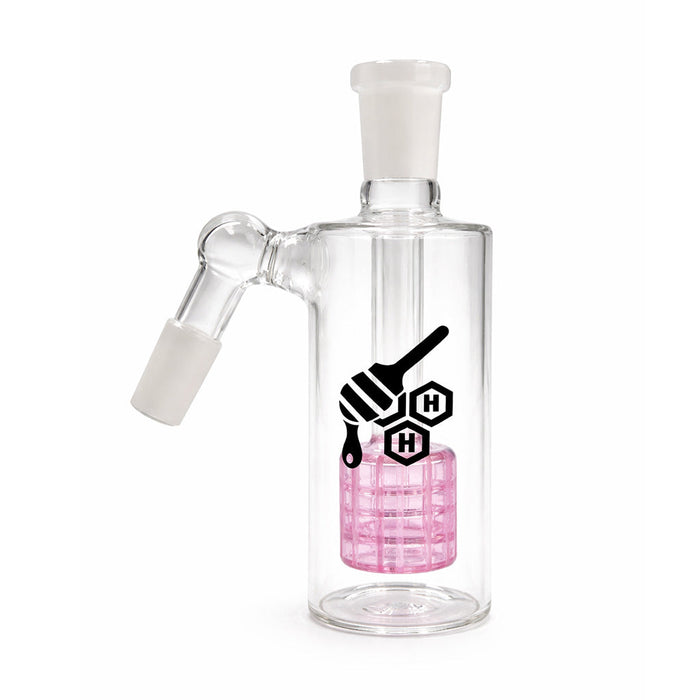 HONEYBEE HERB MATRIX PERC GLASS CYLINDER ASH CATCHER