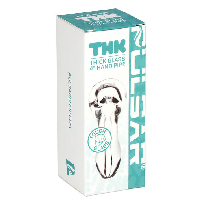 Pulsar "THK" 9mm Glass Spoon Pipe - 4"
