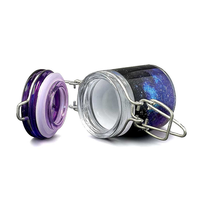 MINI SPACED THE FUCK OUT STORAGE JAR WITH CLAMPING LID