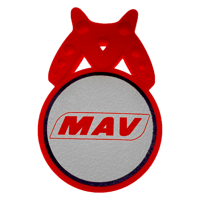 MAV red Bat Stand + Mood Mat Black