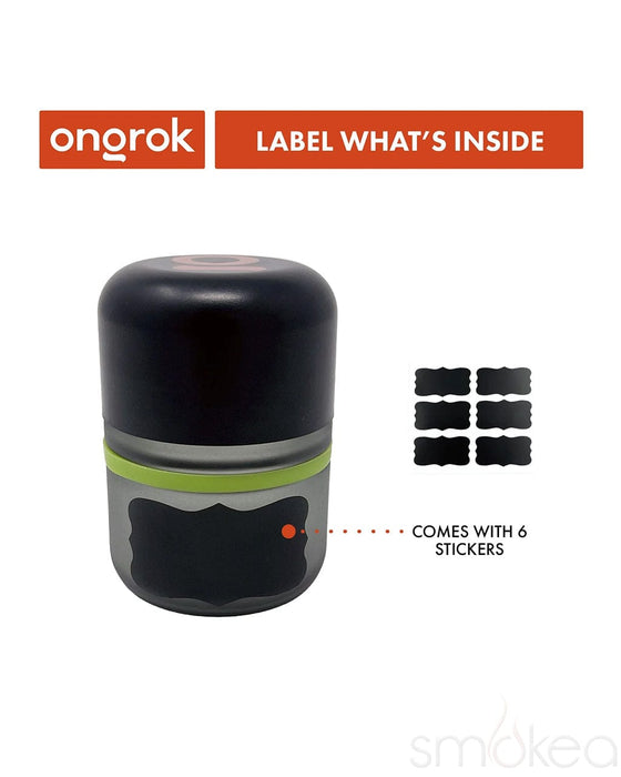 ONGROK 80ml Glass Storage Jars (6-Pack)
