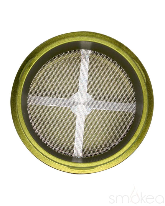 ONGROK Flower Petal Toothless Aluminum Storage Grinder